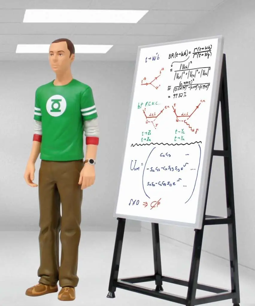 the big bang theory sheldon cooper 18 cm figure