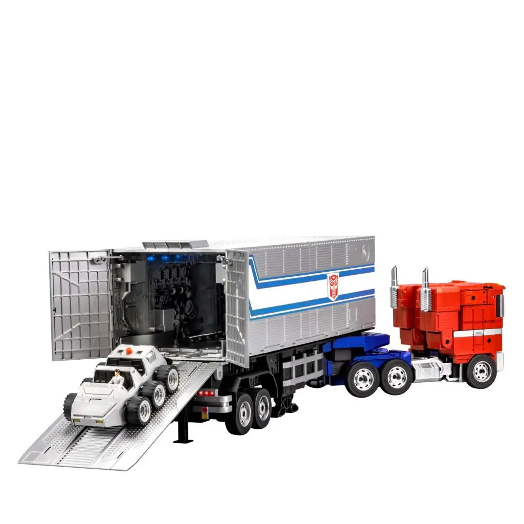 transformers optimus prime + trailer kit combo robosen