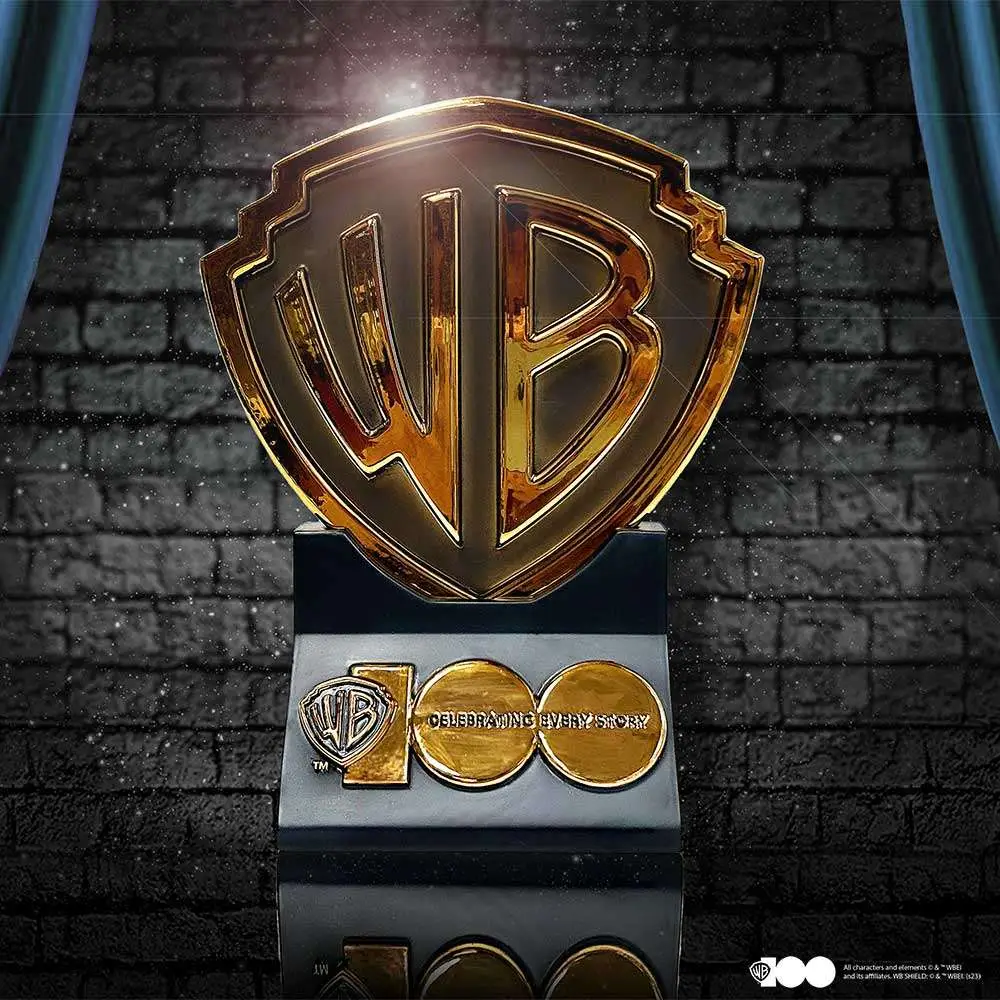 warner bros 100th anniversary commemorative shield limited edition plaque