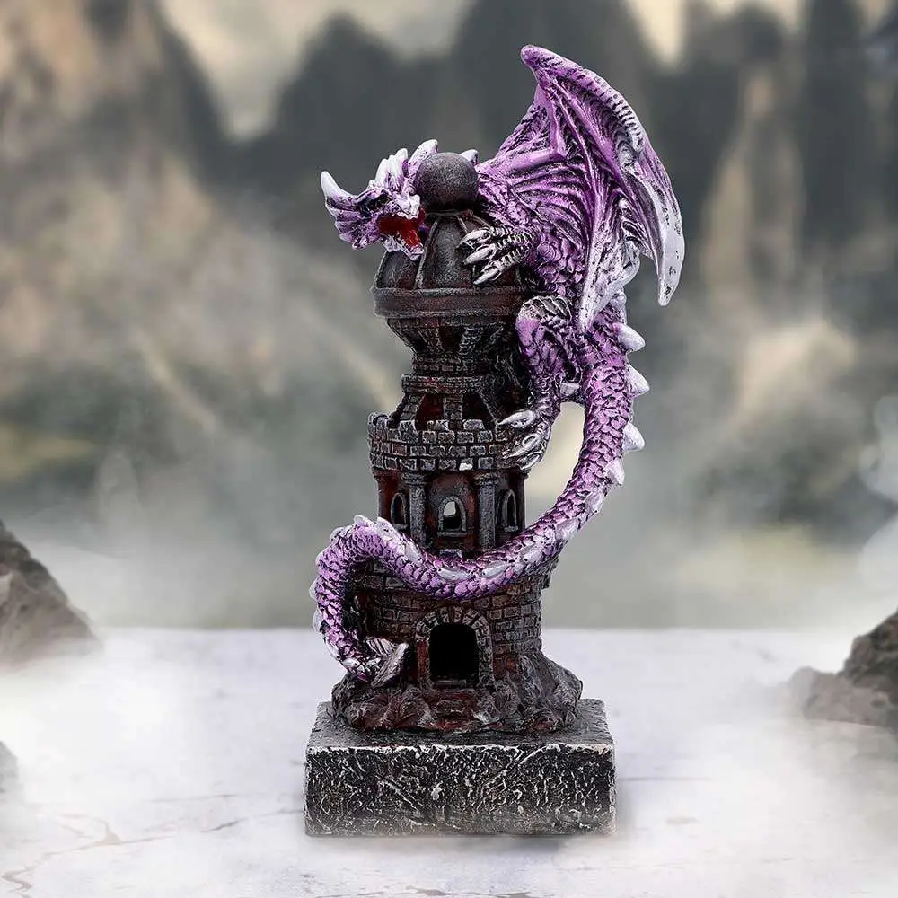 dragon figure guardian of the tower purple