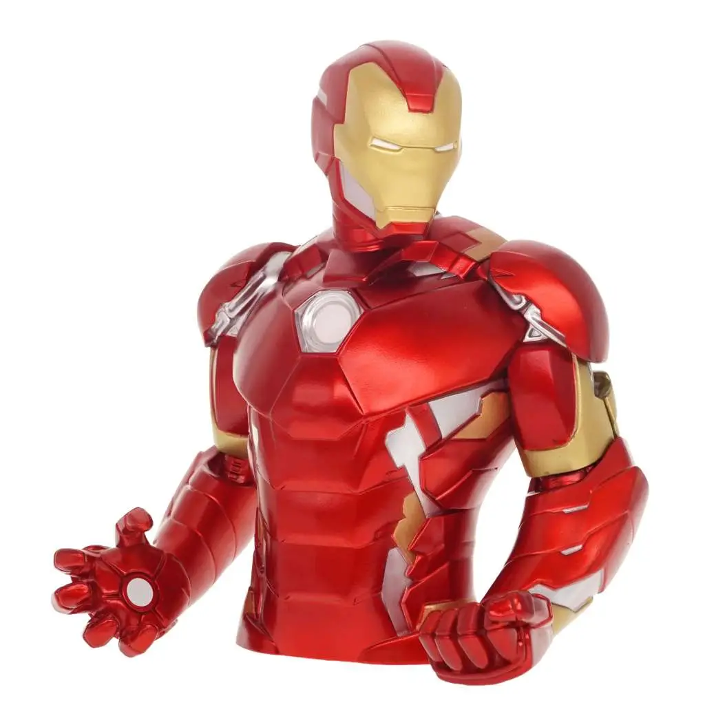 avengers iron man bust bank