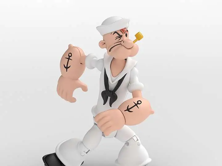 popeye wave 2 popeye white suit af