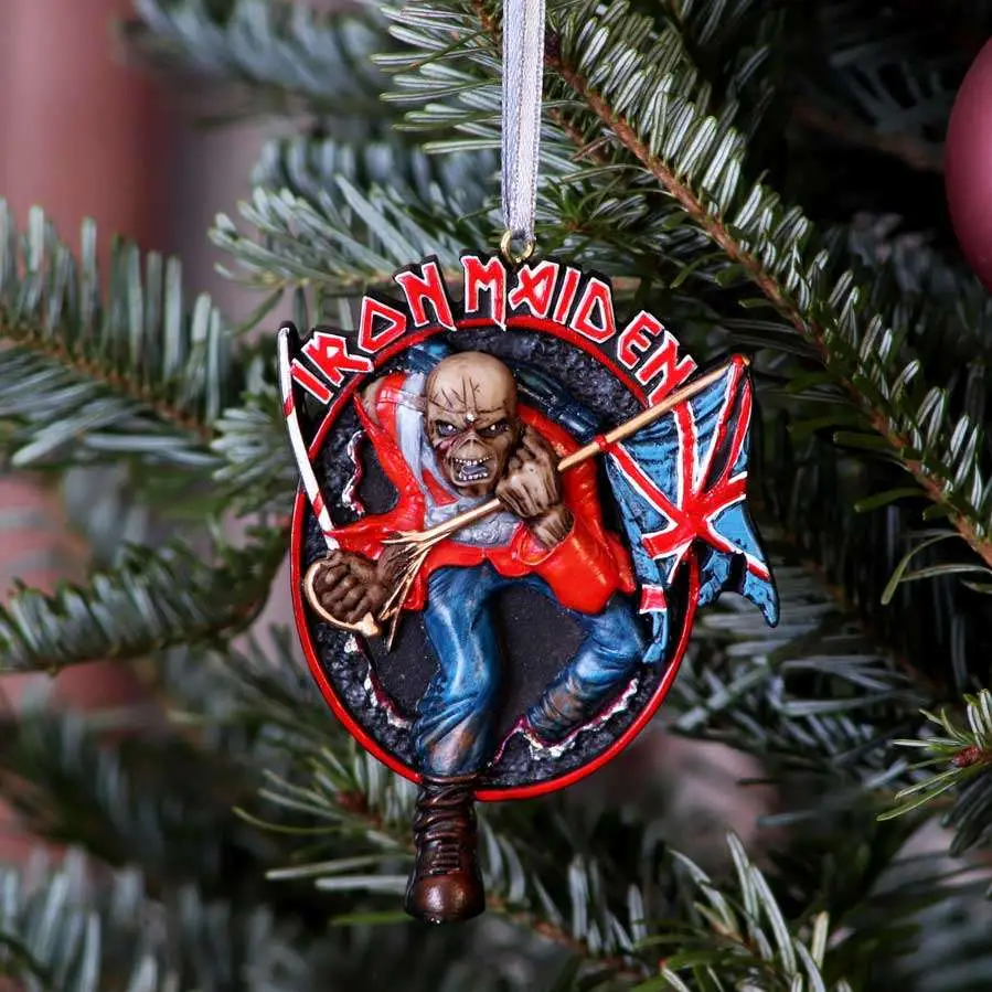 iron maiden the trooper hanging ornament