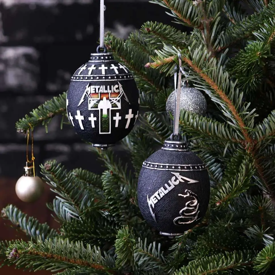 metallica black album hanging ornament