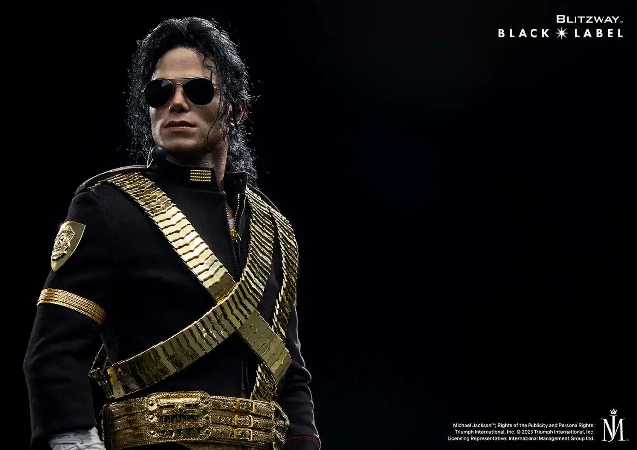 michael jackson black label 1/4 scale statue