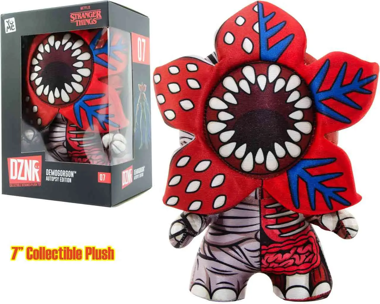 dznr series - stranger things - demogorgon autopsy edition - plush in a box