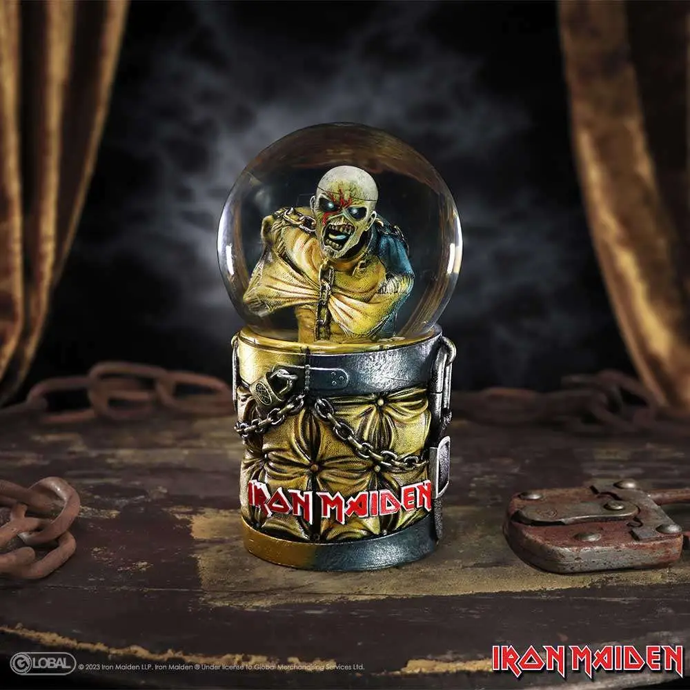 iron maiden piece of mind snow globe