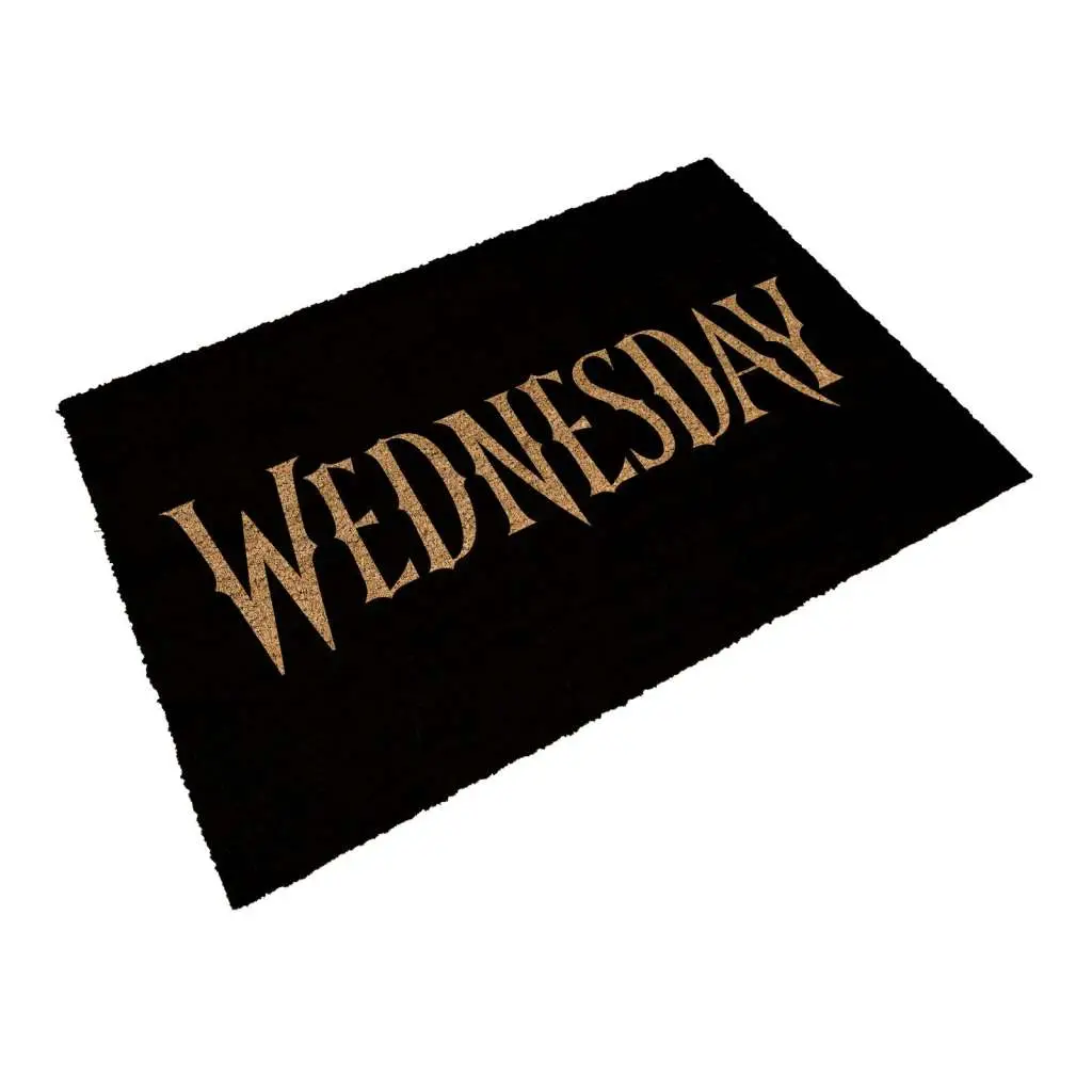 wednesday logo doormat
