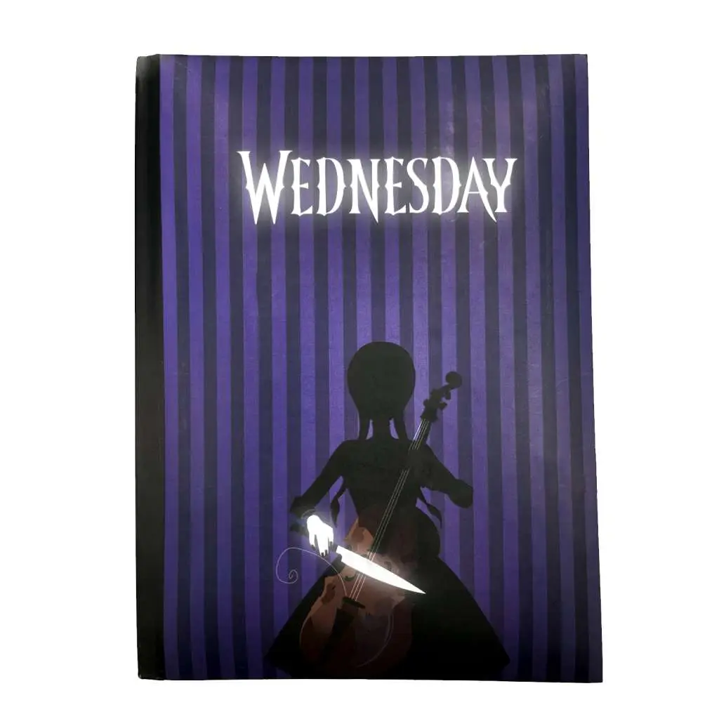 wednesday classic notebook with light