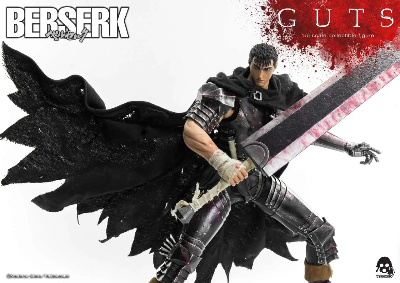 berserk guts black swordman 1/6 figure