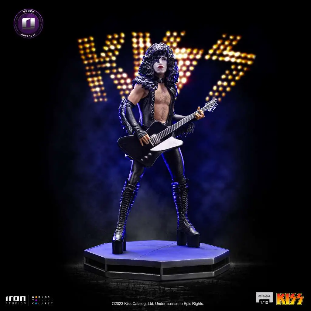 kiss paul stanley 1/10 statue