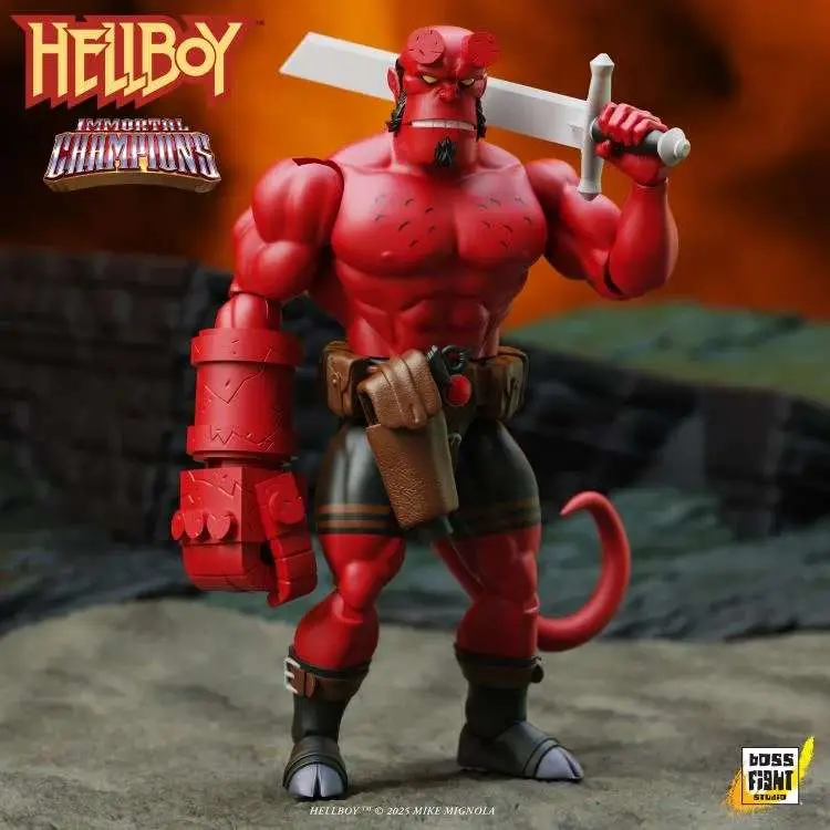 hellboy immortal champions retro action figure