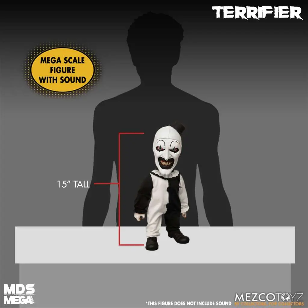 mds mega scale terrifier art the clown w/sound
