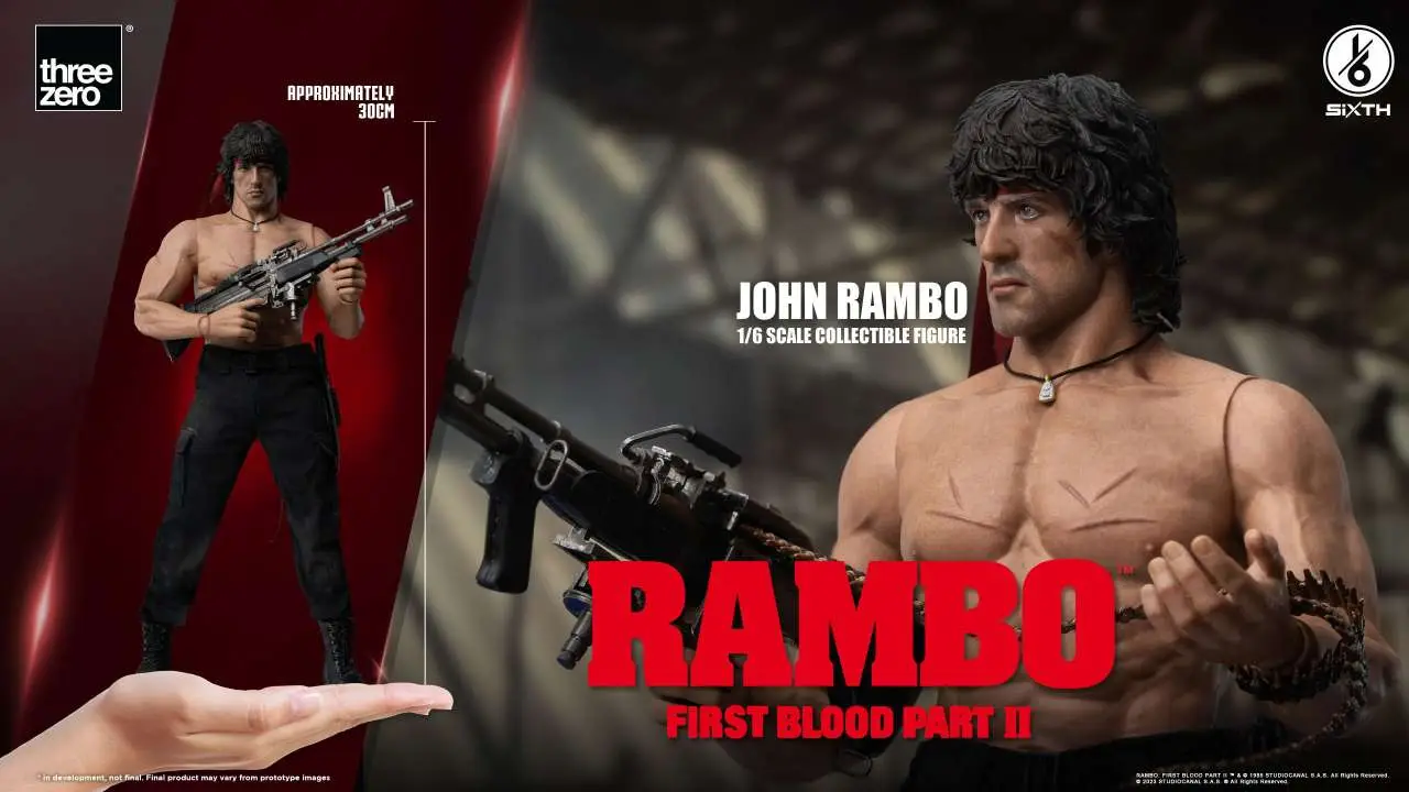 rambo part 2 john rambo 1/6 figure