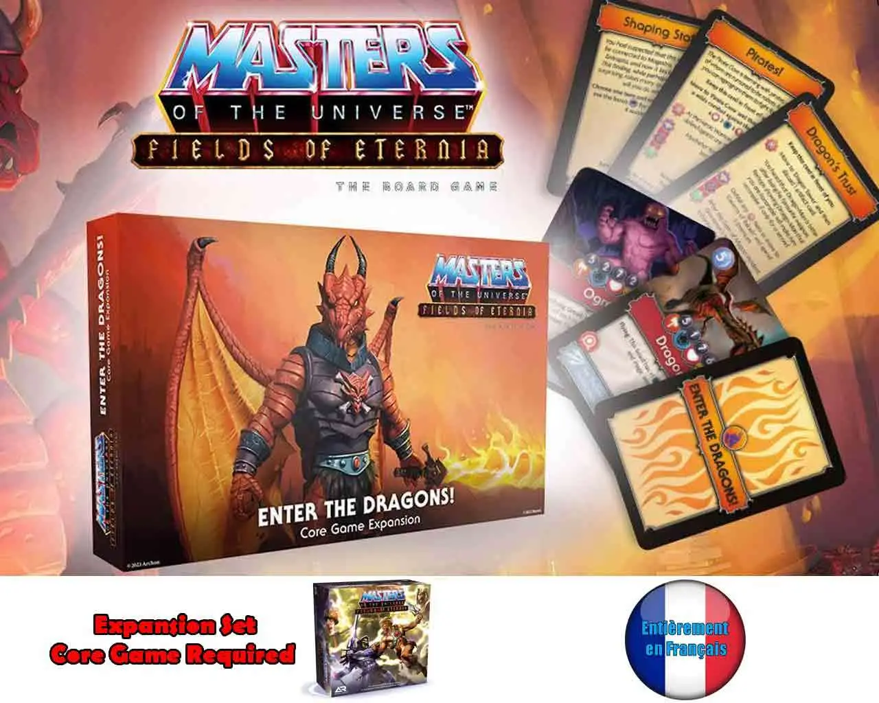 motu: fields of eternia - enter the dragons! edition en français