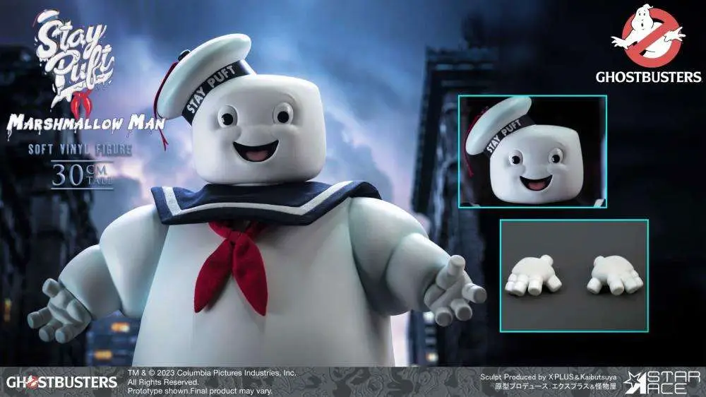 ghostbuster stay puft marshmallow man soft vinyl regular statue
