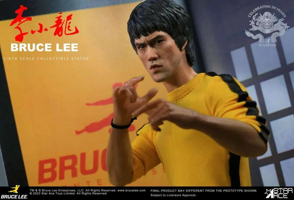 bruce lee 50th ann commemorative resin deluxe ed. statue