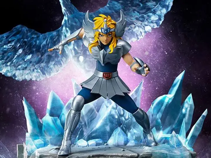 saint seiya cygnus hyoga deluxe 1/10 statue
