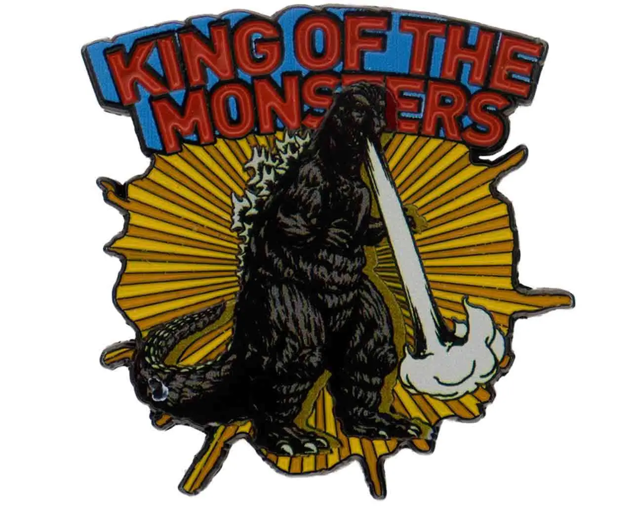 godzilla - pin badge