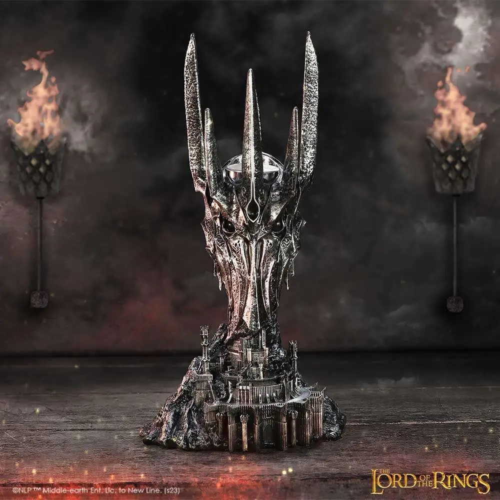 lord of the rings sauron head tea light holder