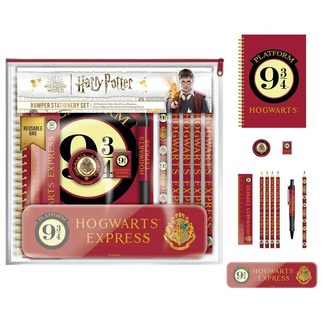 harry potter platform 9 3/4 stationery set
