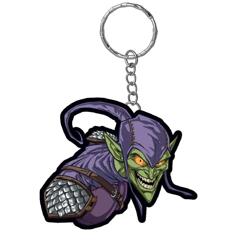 marvel green goblin soft keychain