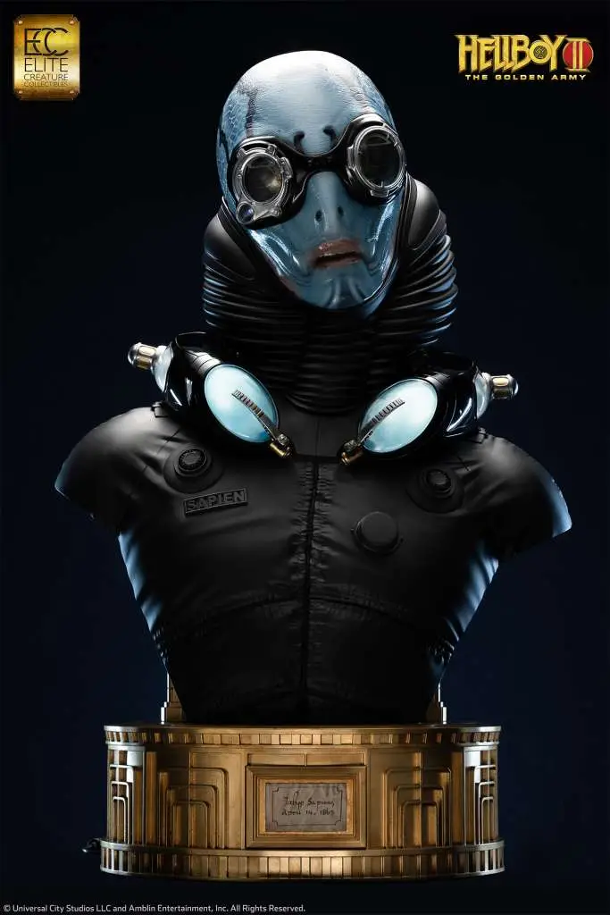 hellboy 2 abe sapien life-size bust