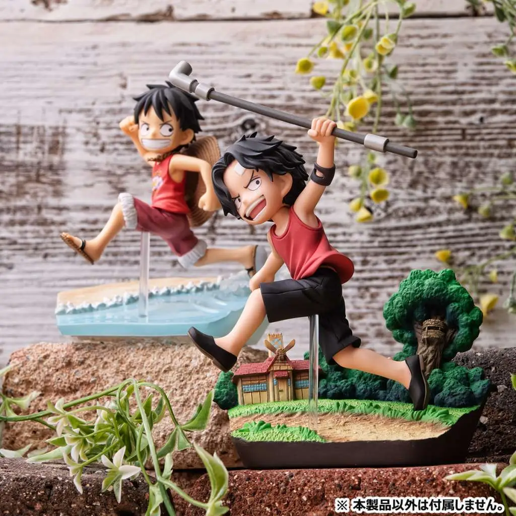 one piece gem portgas d. ace run run run statue