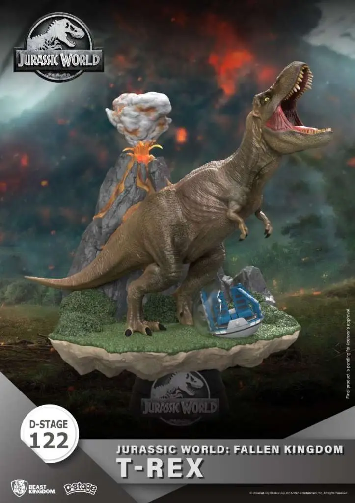 d-stage jurassic world fallen kingdom t-rex