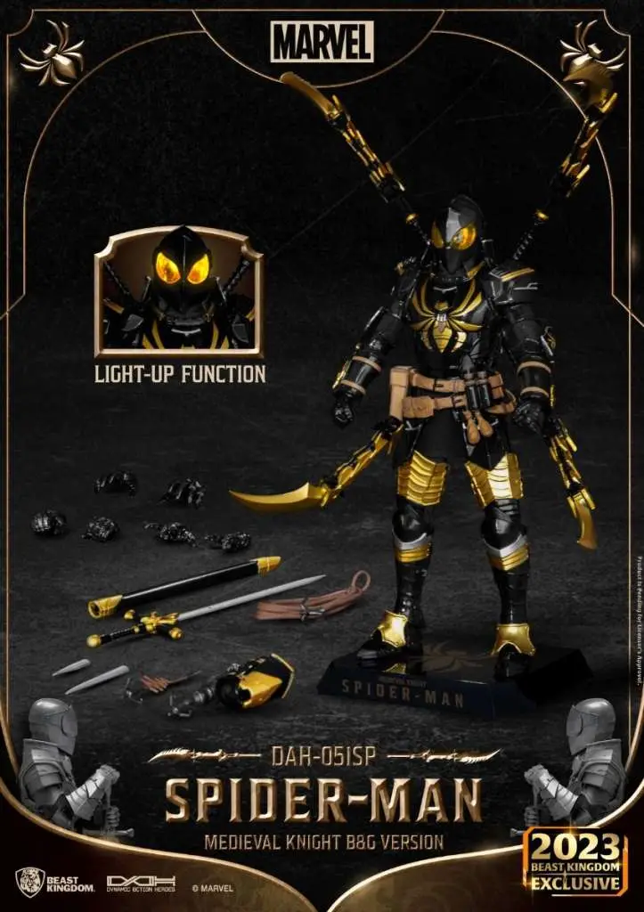 medieval knight spider-man b&g ver. figu