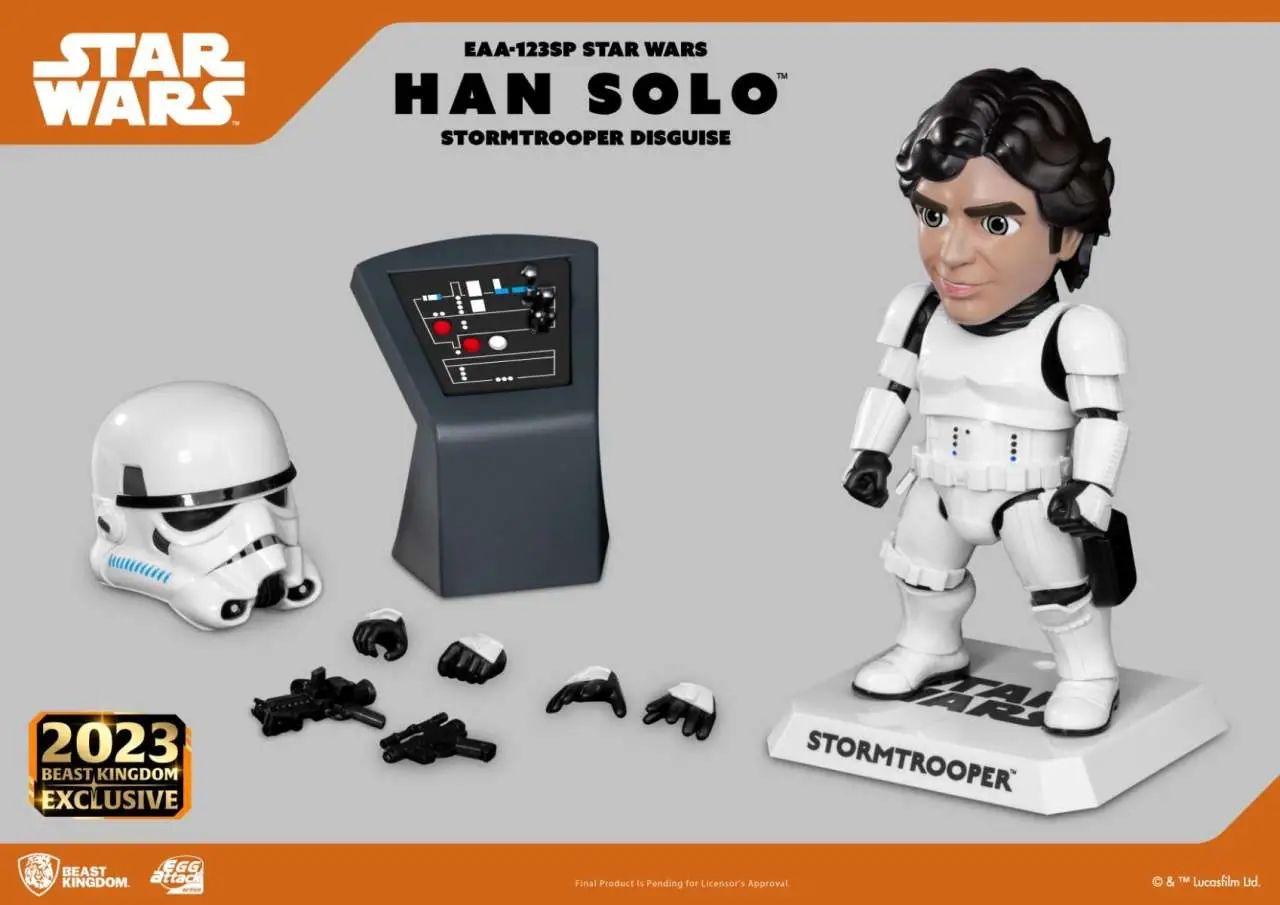 eaa star wars han solo stormtrooper disguise af