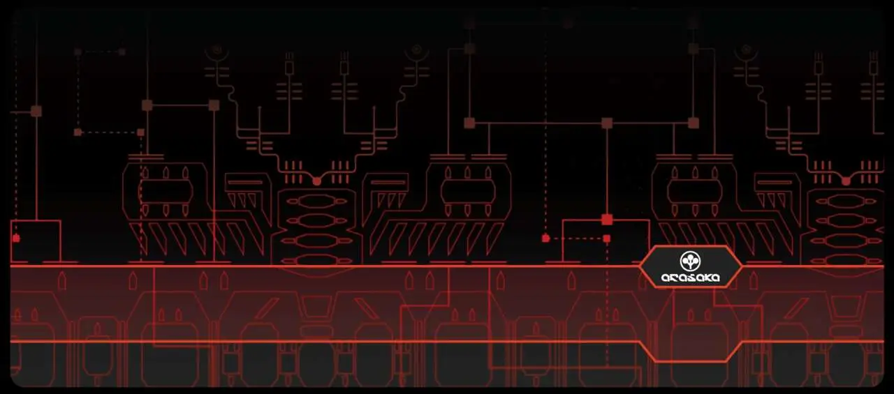 cyberpunk edgerunners arasaka mousemat