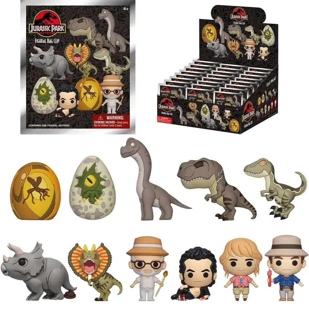 jurassic park bag clip blind box disp(24)