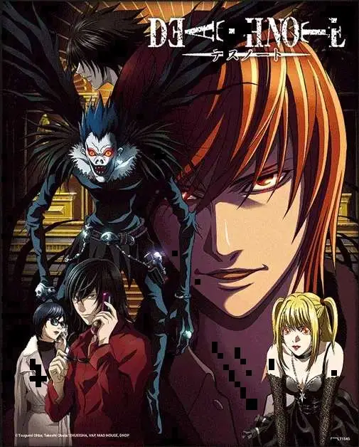 death note connected by fate 3d lenticular poster framed