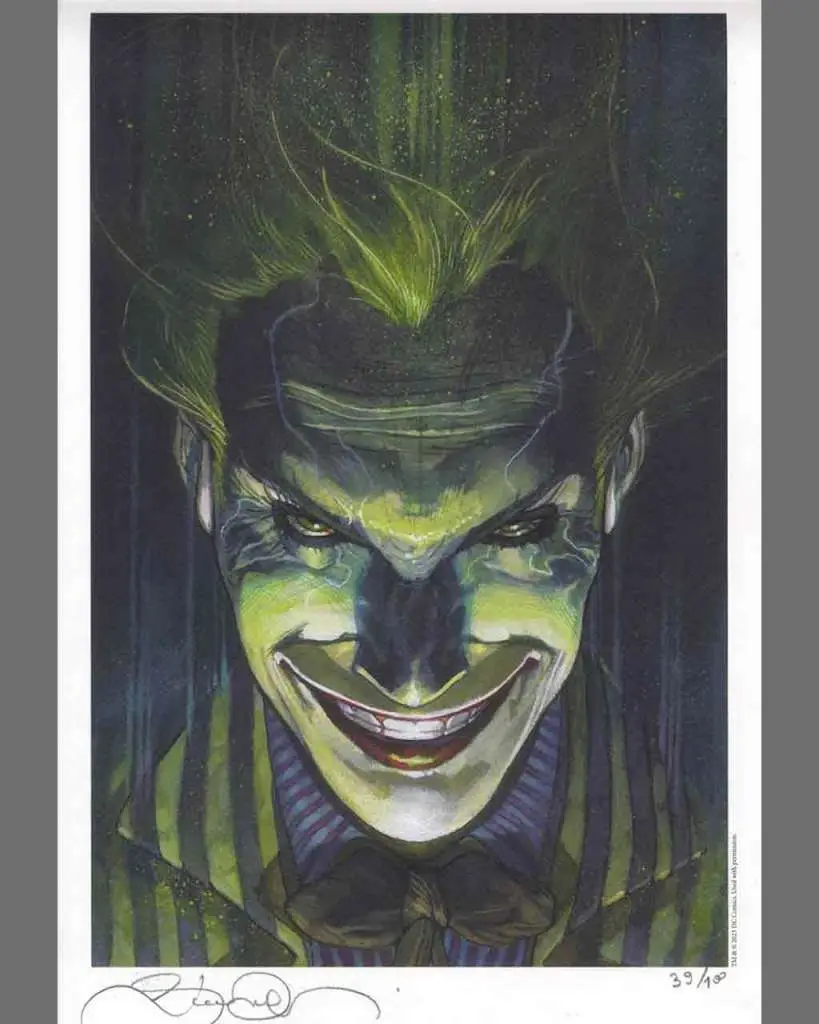 simone bianchi - the joker - limited edition lytho