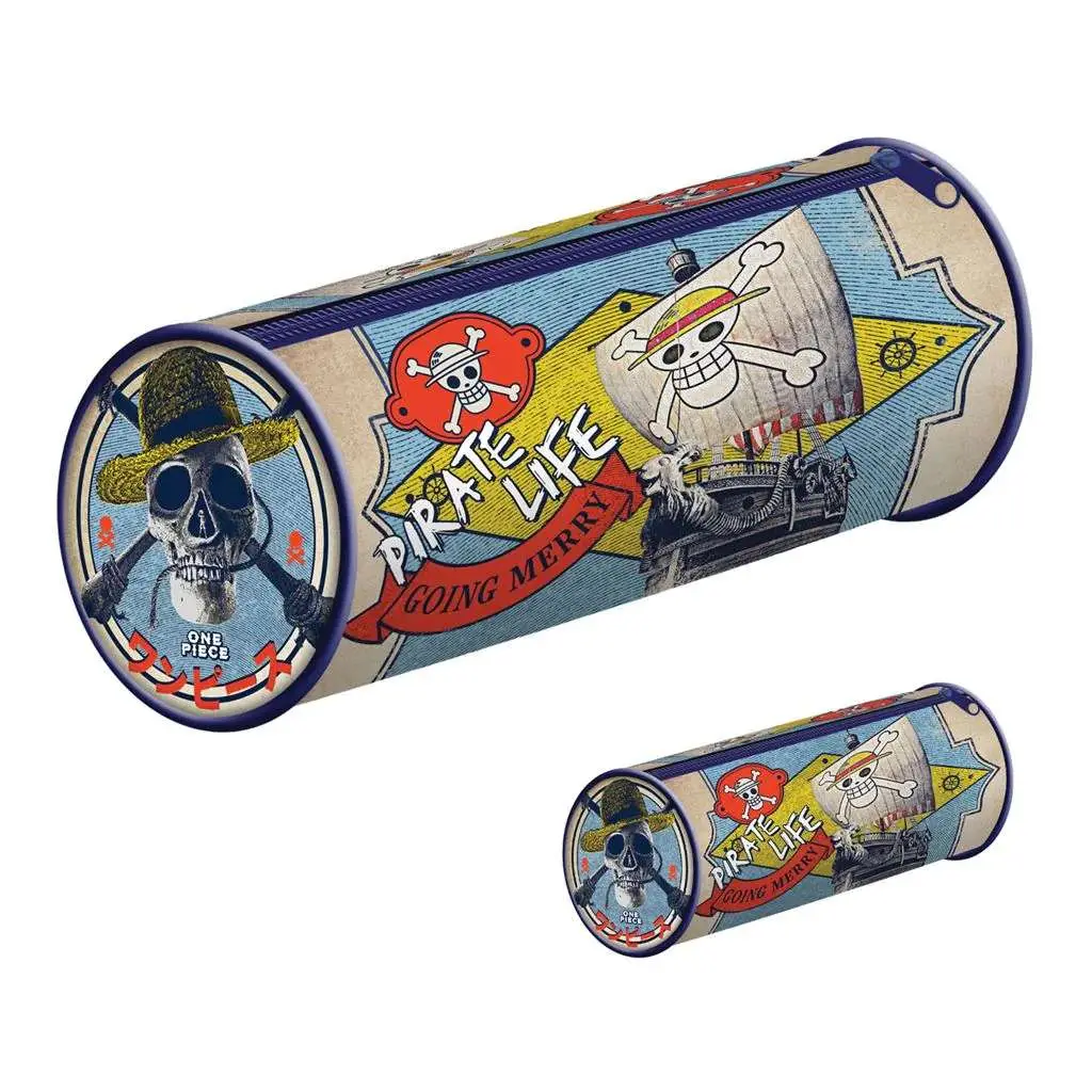 one piece live action going merry barrel pencil case
