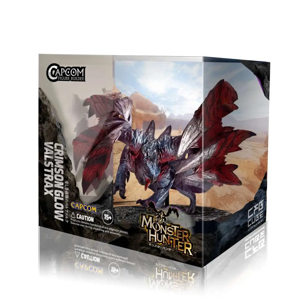 capcom monster hunter crimson glow valstrax cube