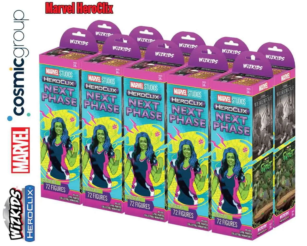 marvel heroclix: marvel studios next phase booster brick