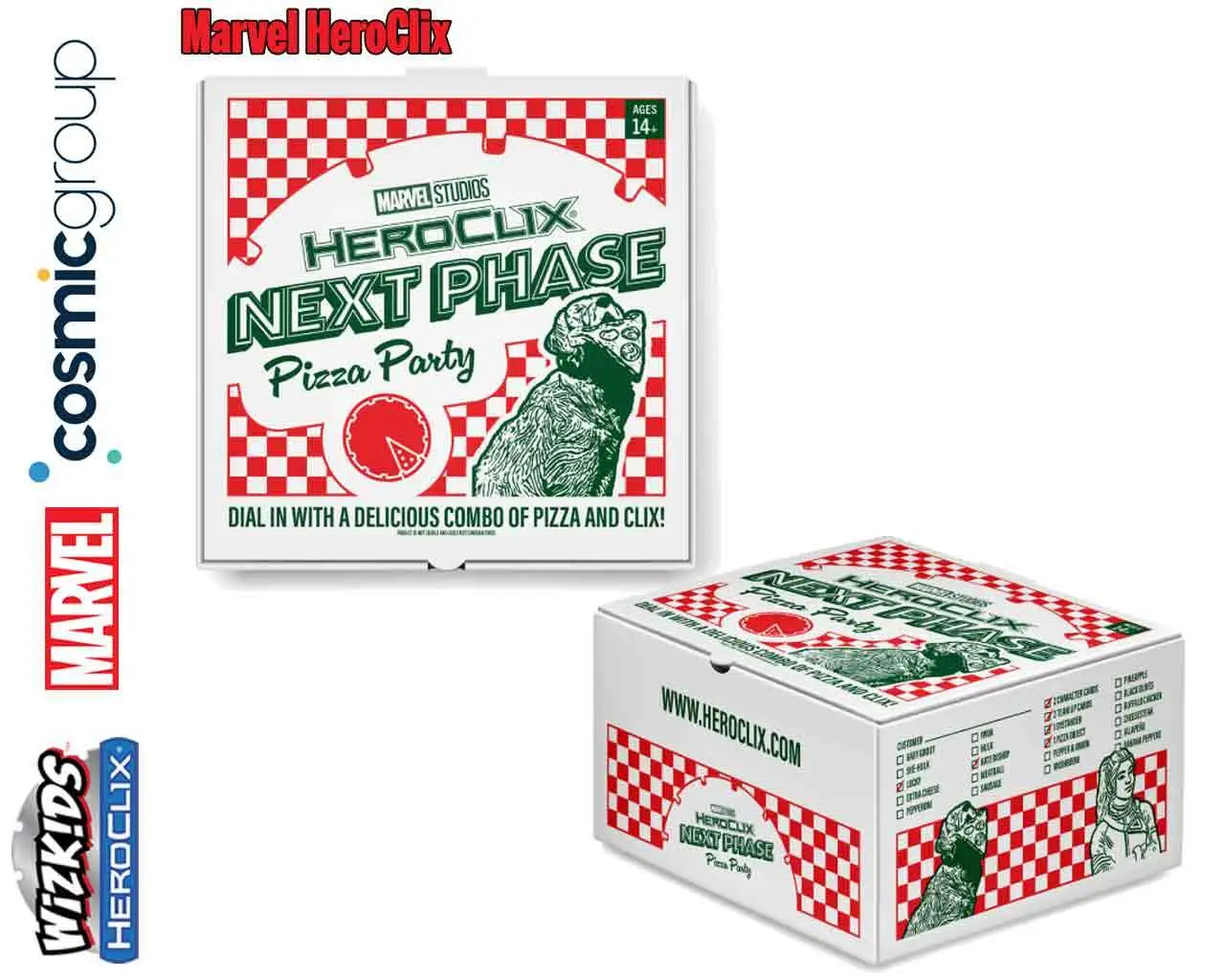 marvel heroclix: marvel studios next phase pizza party hawkeye