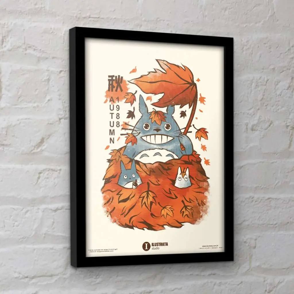 ilustrata my neighbour autumn collector print