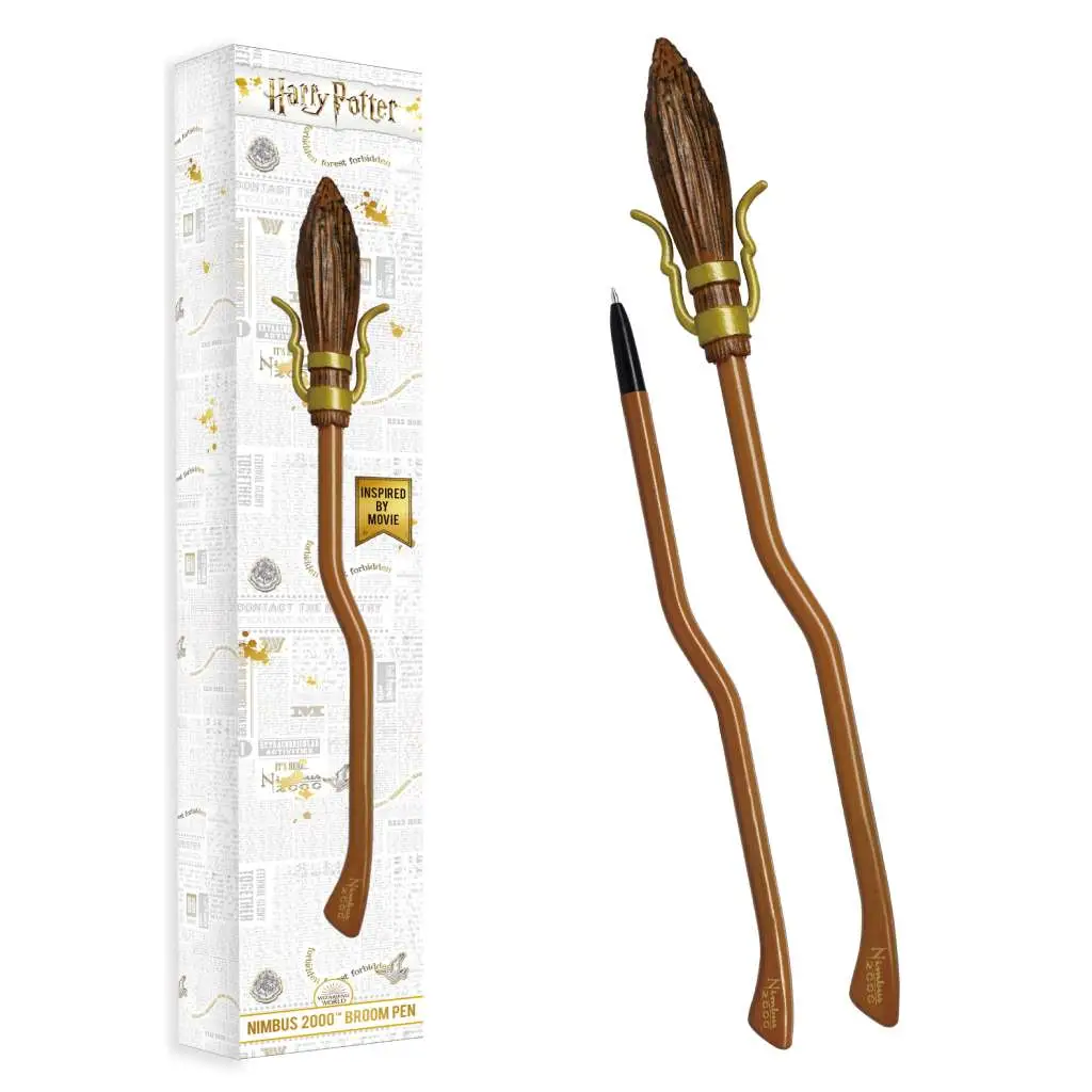 harry potter magic broomstick pen