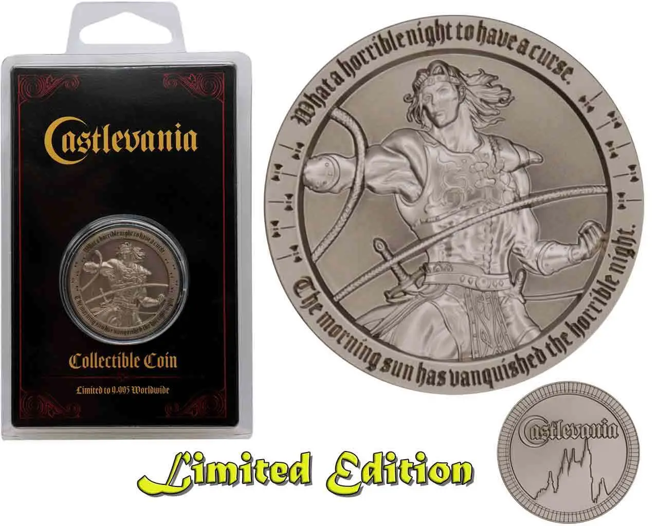 castlevania - limited edition collectible coin