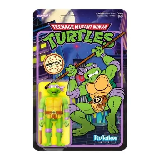 teenage mutant ninja turtles reaction figure w7 donatello toon