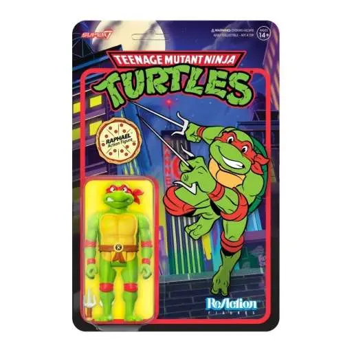 teenage mutant ninja turtles reaction figure w7 raphael toon