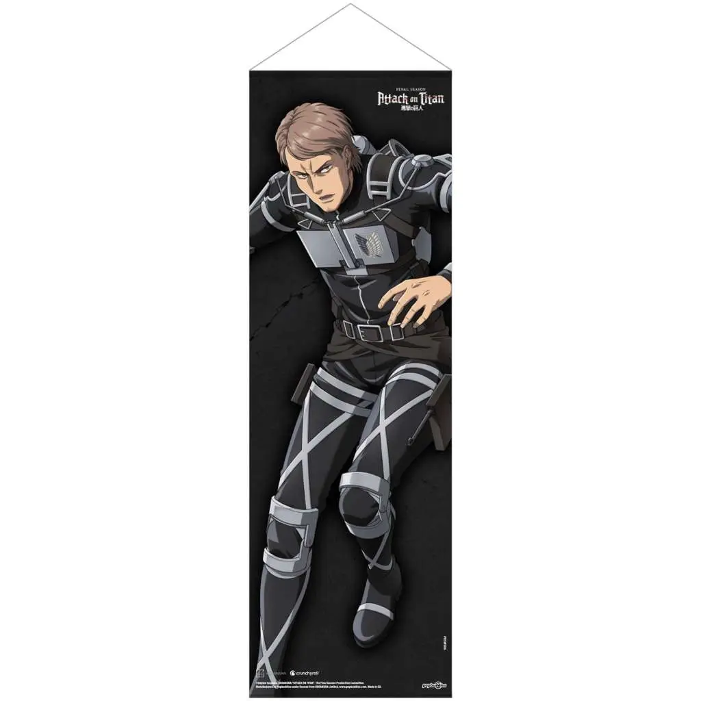 aot final season slim fabric wall scroll jean kirschtein