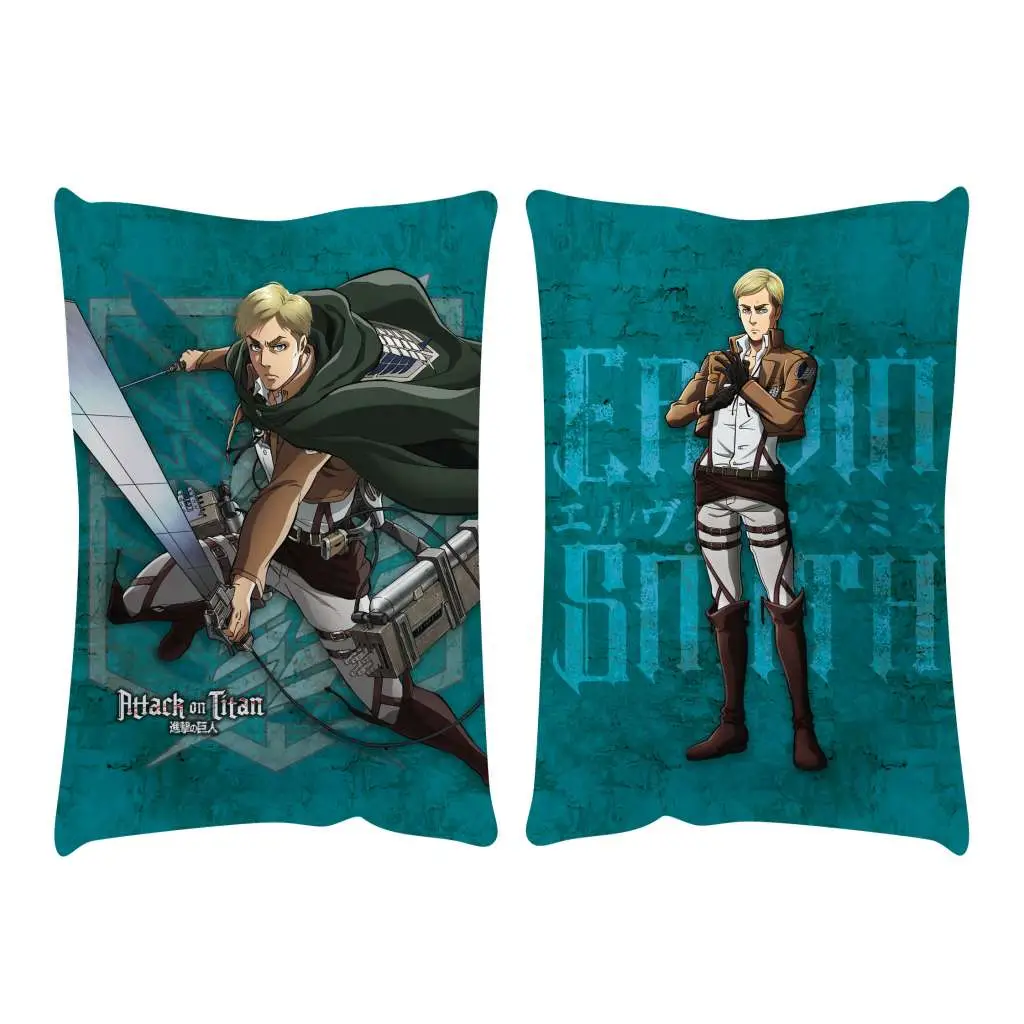 aot erwin smith hug size pillow