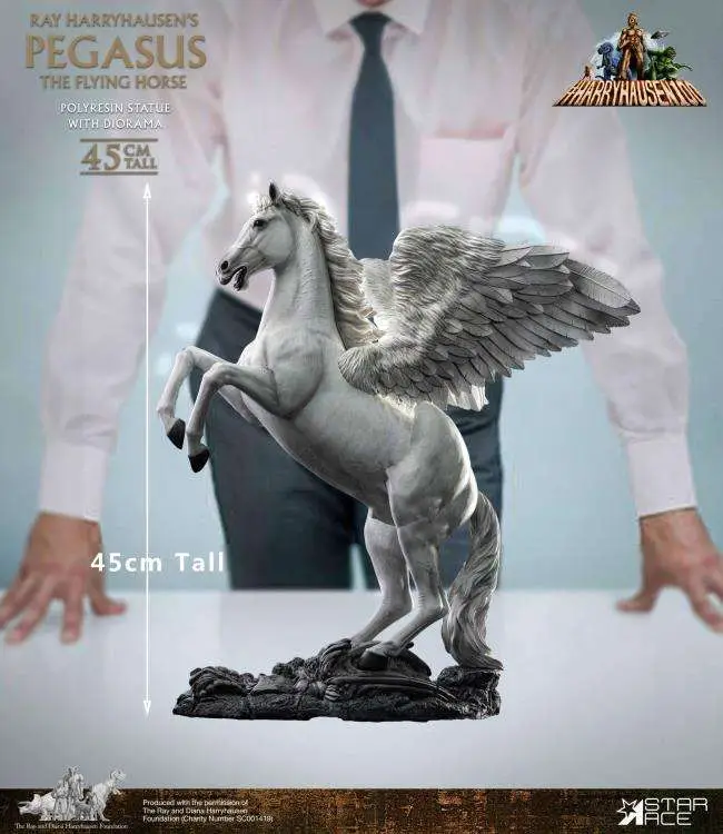 ray harryhausen 100th ann clash of titans pegasus 1/6 statue