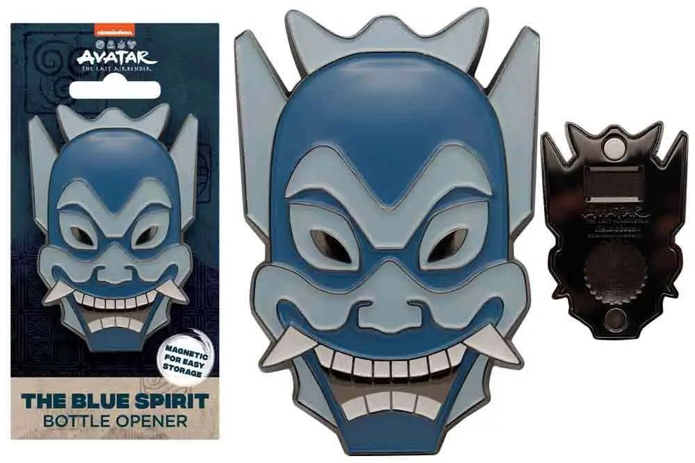 avatar the last airbender - blue spirit mask bottle opener