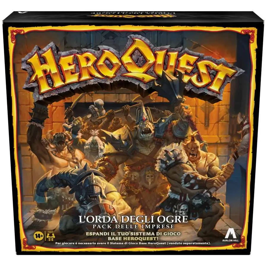heroquest l'orda degli ogre