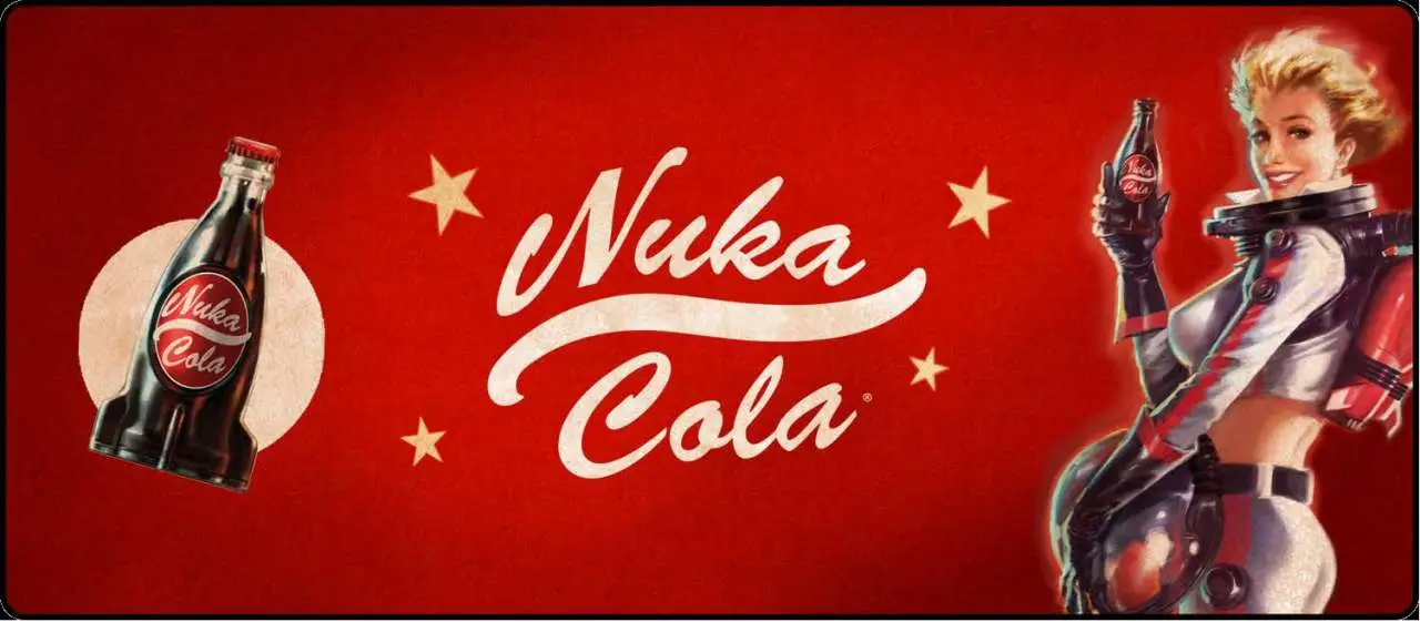 fallout mousemat nuka girl